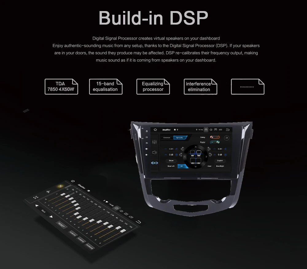 Discount 10.2" IPS Android 9.0 Car multimedia player for Nissan X-Trail X trail 2014 2015 2016 2017 Radio built-in DSP GPS with 4Gb+64Gb 2