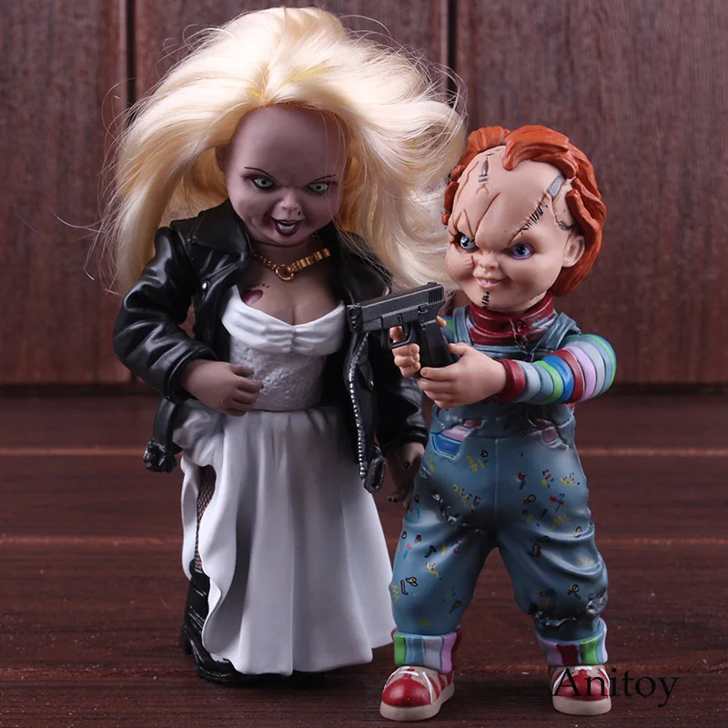 Детская игра Невеста Чаки игрушки Чаки и Тиффани кукла ПВХ фигурка ужаса Коллекционная модель игрушки