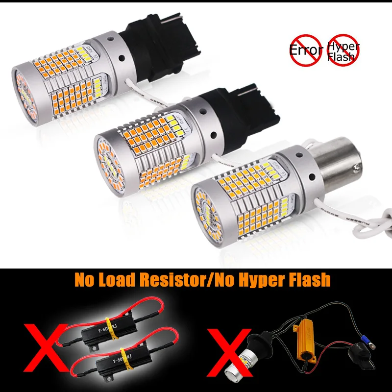 IJDM нет Hyper Flash BAU15S светодиодный Canbus 1156 BA15S 3156 T15 P21W 7440 T20 светодиодный горки светодиодный лампы для DRL/указатели поворота 12V