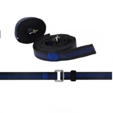 Изготовленные на заказ не растягивающиеся полиэфирные регулируемые сверхпрочные 850lbs ремни гамак ремни с регулируемыми зажимными пряжками