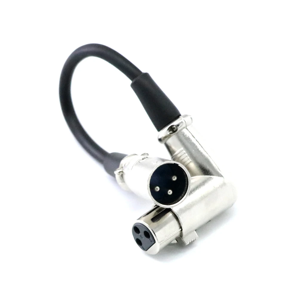 

XLR Right Angle 90 Degree Female to Straight Male Mic Futural Digital Cable Cord 20cm @ XR649