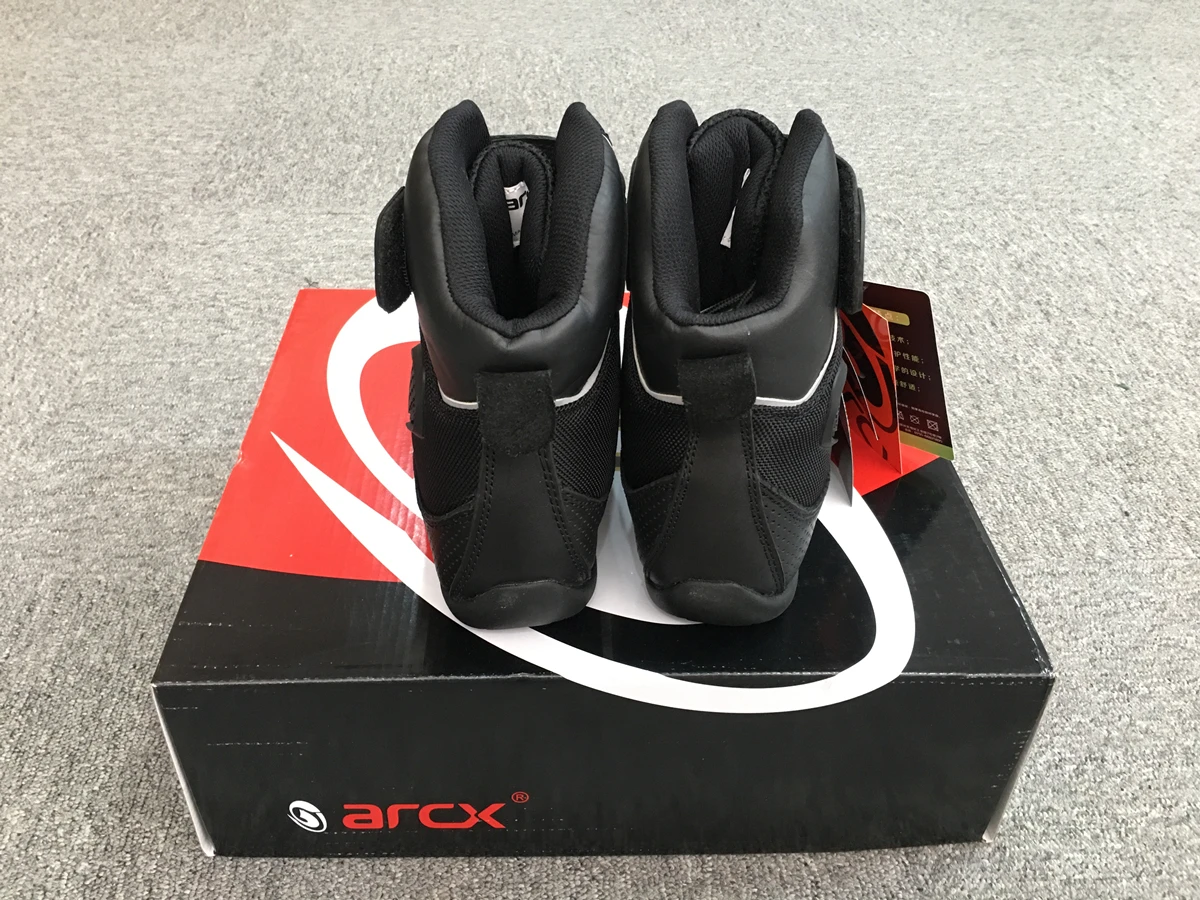 ARCX/ботинки в байкерском стиле; винтажные повседневные мужские ботинки в байкерском стиле; ботинки для верховой езды; дышащая Защитная гоночная обувь; популярные ботинки