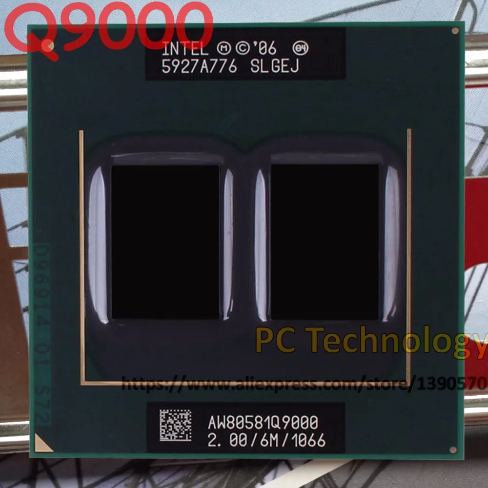 Original Intel CPU Processor Laptop Q9000 2.0GHz 6MB 1066MHz quad core PGA478 For GM45 PM45 Q 9000 free shipping | Компьютеры и офис