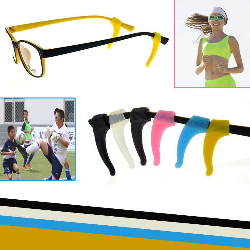 40 Pair Silicone Sports Eye Glasses Sunglasses Temple Tip Ear Hooks Grip Holder Eyeglasses