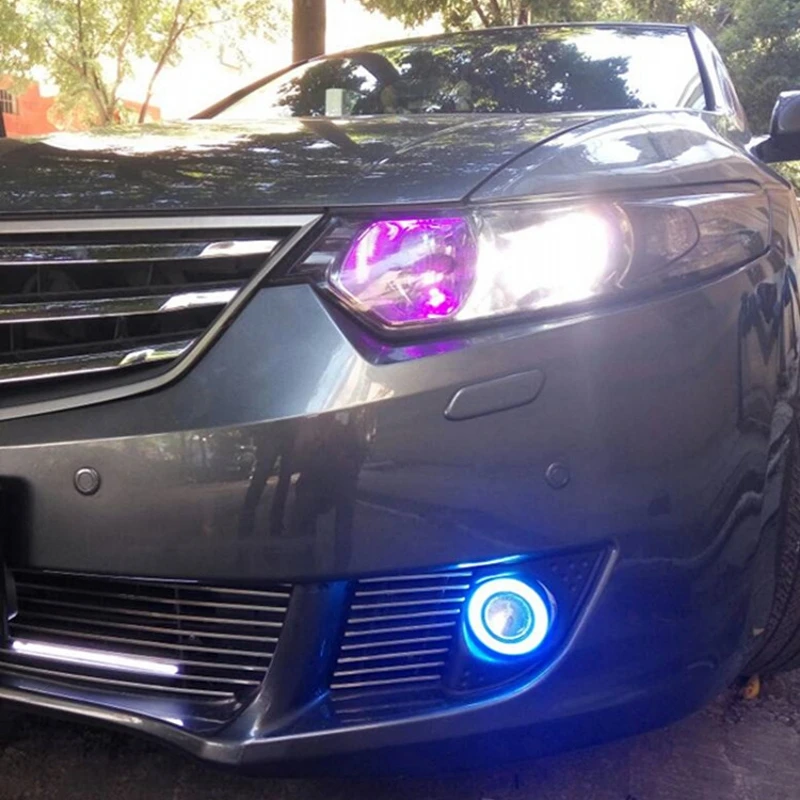 Для Honda Accord 2008 2011 Europe 3 в 1 белые ангельские глазки DRL желтые сигнальные фары H11 55 Вт