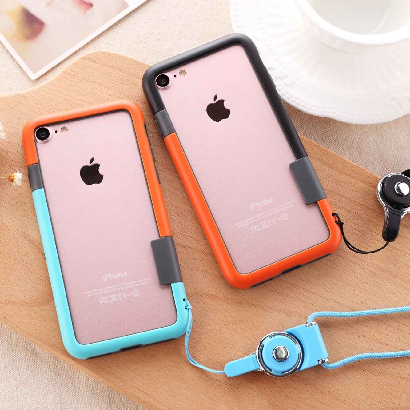 Для iPhone 7 плюс бампер zenus walnutt Цвет шок силикон + PC противоударный рамка для apple iphone 8