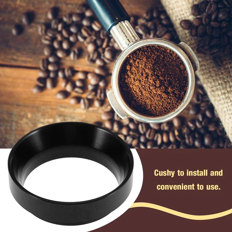 Coffee Dosing Ring 51/53/58mm Espresso Coffee Dosing Ring-Portafilters Coffee Filter Catcher Replacement Ring For Espresso Brewing Barista Tool coffee catcher coffee catcher ring coffee dosing ring espresso tools coffee tools
