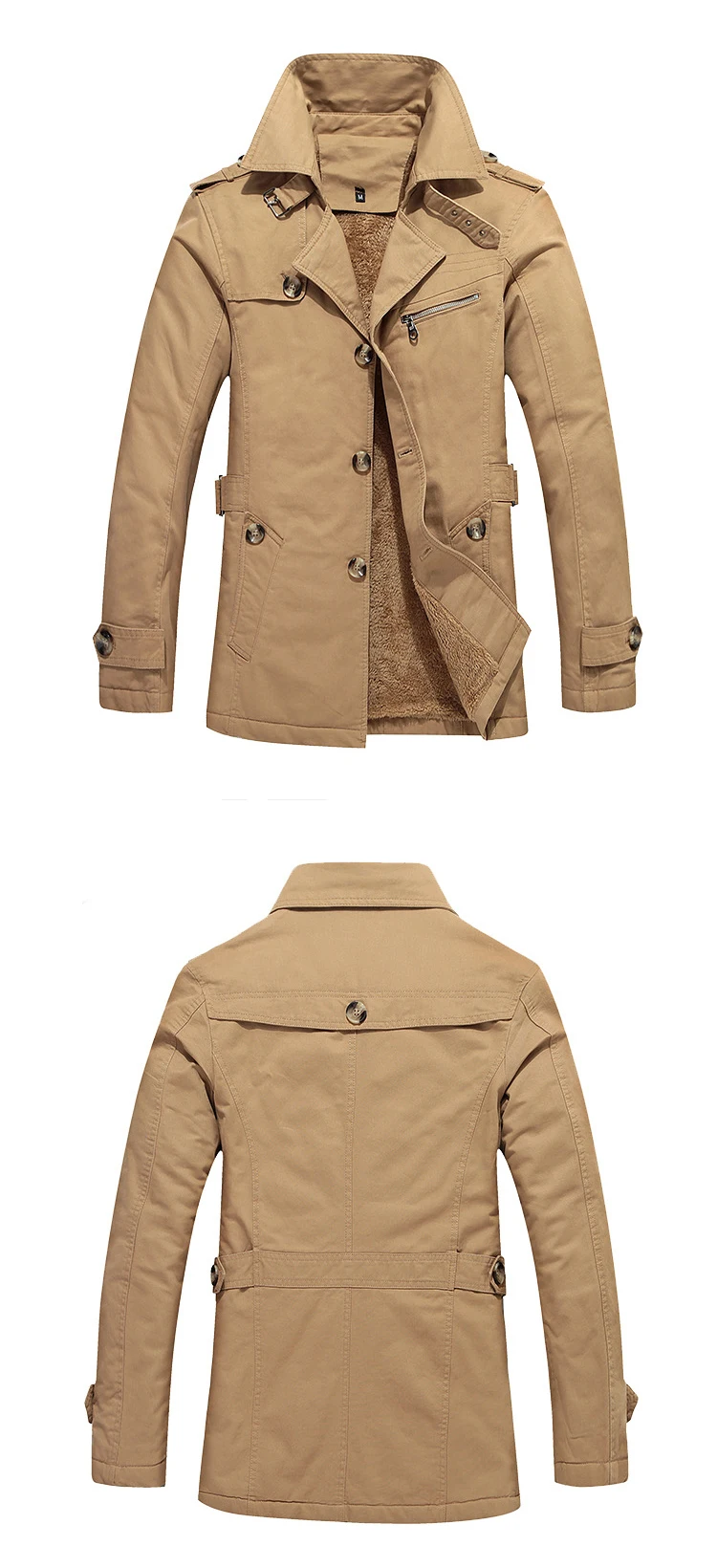 DIMUSI мужская зимняя куртка, модная ветровка, военная армейская Водонепроницаемая мужская длинная толстая Флисовая теплая куртка, пальто, TA125
