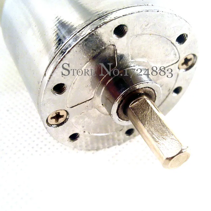 DC 12V 24V Getriebemotor 3RPM-1000RPM Metall Getriebe Micro Elektromotor  37GB555