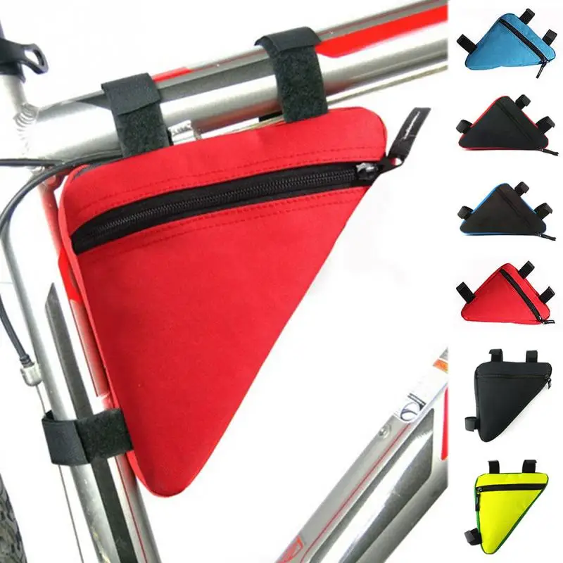 

Useful Waterproof Triangle Cycling Bicycle Bags Front Tube Frame Bag Mountain Bike Triangle Pouch Frame Holder Saddle Bag
