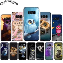 Анималистический принт с изображением сов на дереве силиконовый чехол для телефона для samsung S6 S7 край S8 S9 S10 плюс S10e Note 8, 9, 10, M10 M20 M30 M40