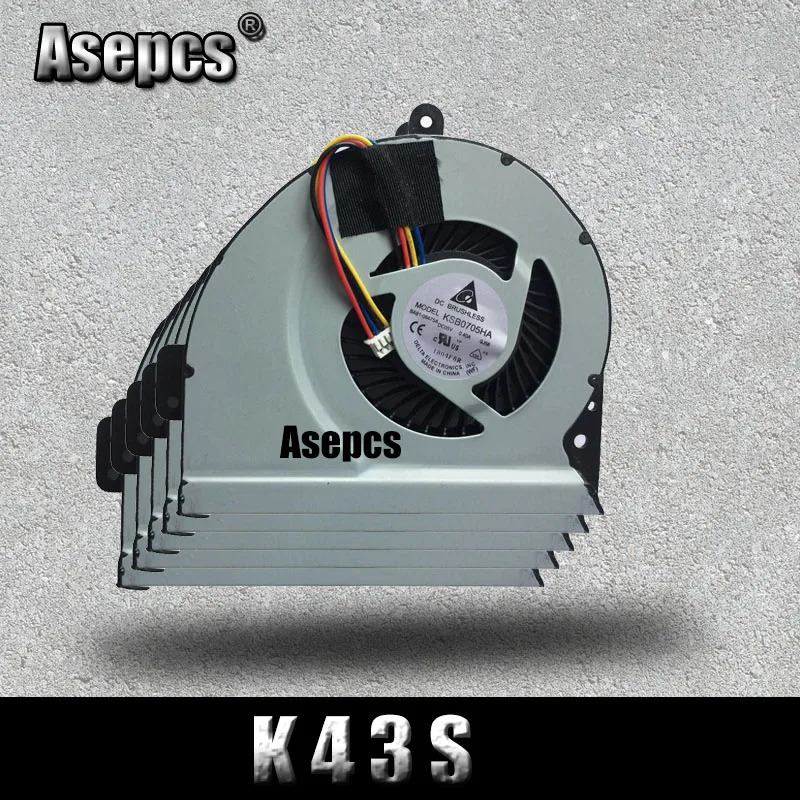 

Akemy New Cpu Cooling Fan For ASUS X54H A54L A43 X53S K53S A53S K53SJ P53SJ K43X K43E K43S K43SJ A83 A84S X84C K84L KSB06105HB