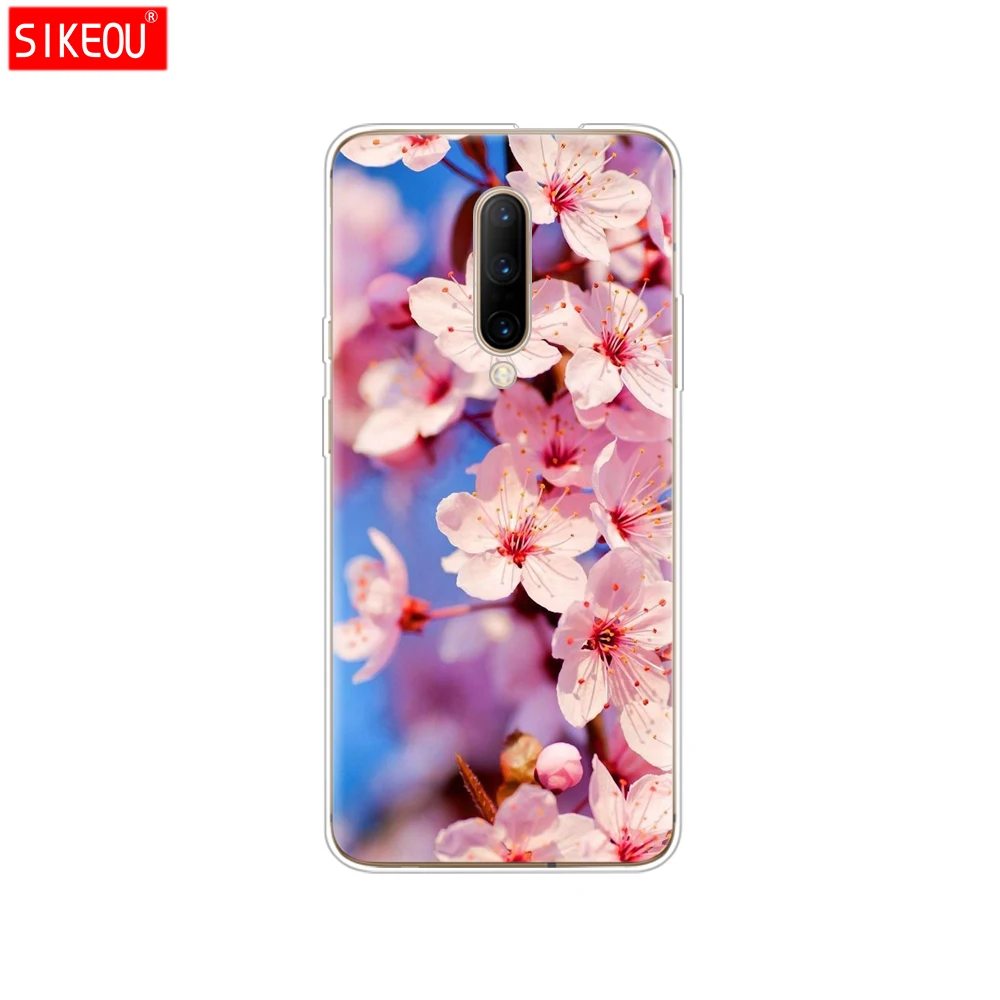 Силиконовый чехол для oneplus 7 Чехол для one plus 7 pro чехол etui чехол для oneplus 7 pro чехол coque сумка бампер 1+ 7 цветок - Color: 12099