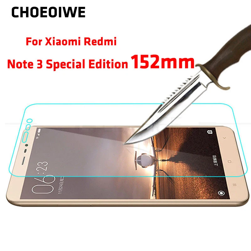 

CHOEOIWE For Xiaomi Redmi Note 3 3i Pro Prime Special Edition Tempered Glass 152mm Global Version For Redmi Note 3 SE