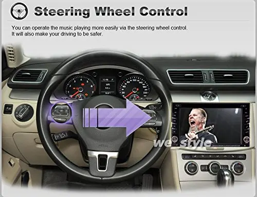 Sale Bluetooth Double 2 Din 6.2-inch Touch screen Car Stereo Radio DVD Player BT car mp3 mp4 Mic USB SD In Dash Headunit+ remote cont 5