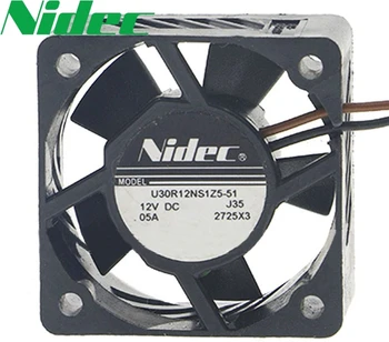 for Nidec U30R12NS1Z5-51 3cm 30x30x15mm DC 12V 0.05A 3cm Micro Projector Mini Cooling Fan