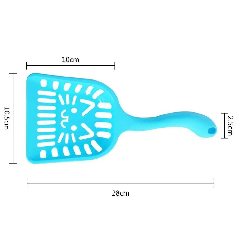 Plastic Cat Head Pattern Cat pet Litter Scoop Shovel Cat Kitten Cleaning Tool New