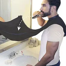Men’s Beard Catcher Whiskers Shave Gather Barber Apron Cloth Cape Barbers Adults Beard Shave Haircut Apron