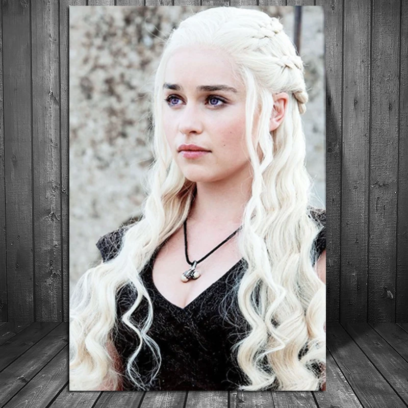 

Daenerys Targaryen From Game Of Thrones Canvas Posters Prints Wall Art Painting Decorative Oil Pictures Modern Home Decoration