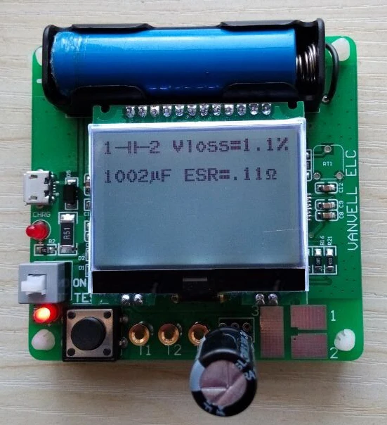 

Free shipping, newest version of inductor-capacitor ESR meter DIY MG328 multifunction tester