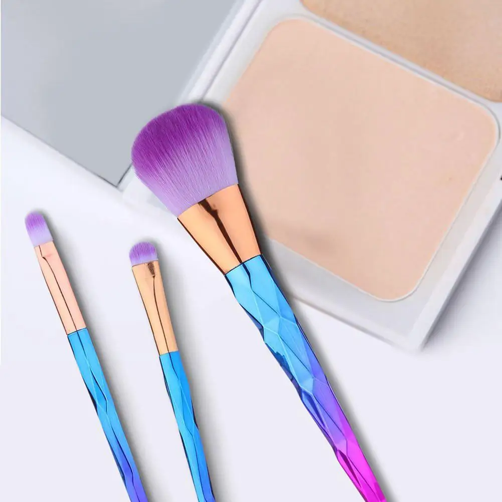 

12Pcs Gradient Color Fan Shape Makeup Brushes Set Loose Powder Cosmetics makeup brush