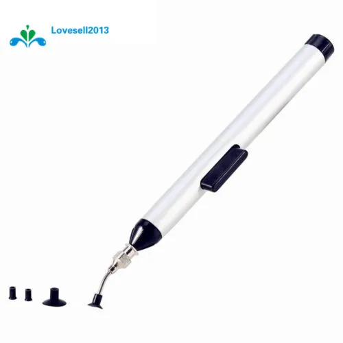 

Free Shipping SMD IC Vacuum Sucking Pen Picker Easy Hand Pick Tool 3 Suction Headers FFQ939