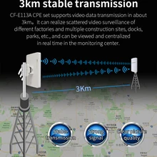 2 шт 3 км 300 Мбит/с Comfast CF-E113A высокая мощность открытый Wi-Fi повторитель 5 ГГц Беспроводной Wi-Fi маршрутизатор AP расширитель мост Nano станция AP