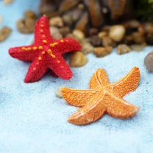 Морская звезда сказочные миниатюры украшения сада микро пейзажи DIY Смола ремесло фигурка бонсай Террариум орнамент аксессуары