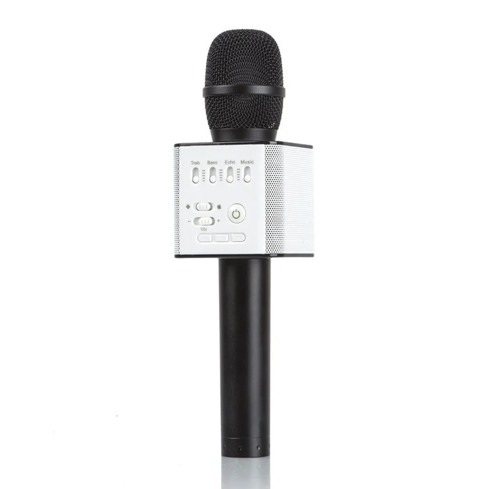 SOONHUA беспроводной Bluetooth V4.0 микрофон динамик Ручной USB Перезаряжаемый микрофон для караоке поет музыкальный плеер запись песни