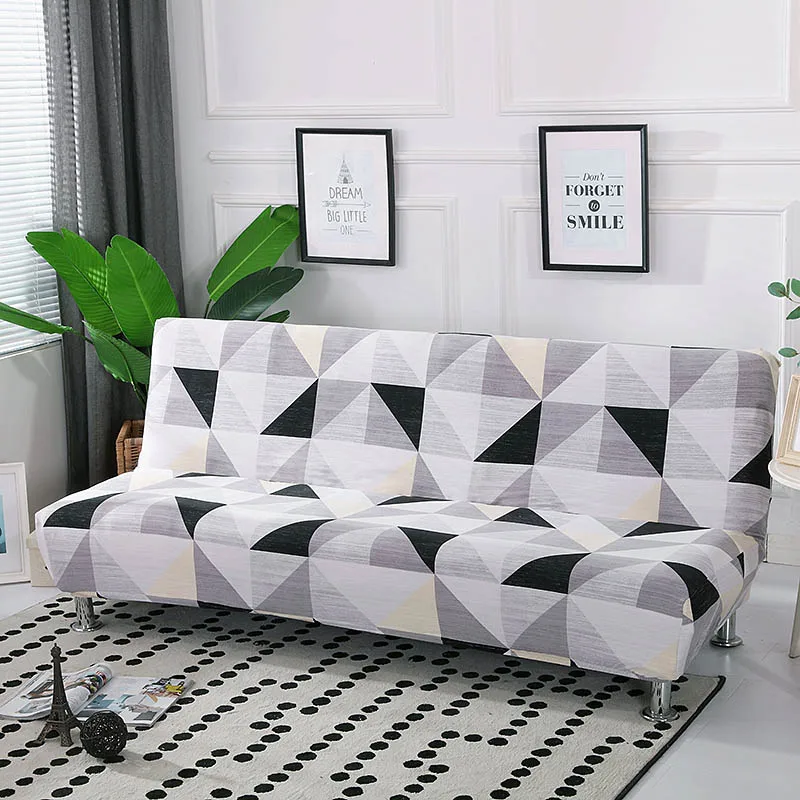  All-inclusive Folding Sofa Bed Cover Stretch Couch Cover Without Armrest Folding Cover for Sofa Bed