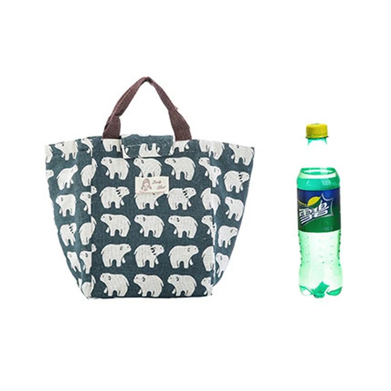 Portable Insulation Bag Feeding Food Milk Bottle Warmer Bear Pattern Large Mummy Breast Milk Thermal Kettle Casual Tote BB5034 (8)