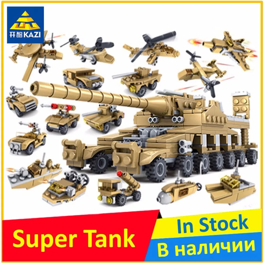 kazi lego military tank
