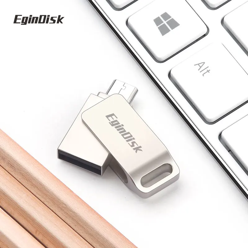Металлический Micro Usb флеш накопитель 64 ГБ 32 16 8 Otg Android смартфон устройства для