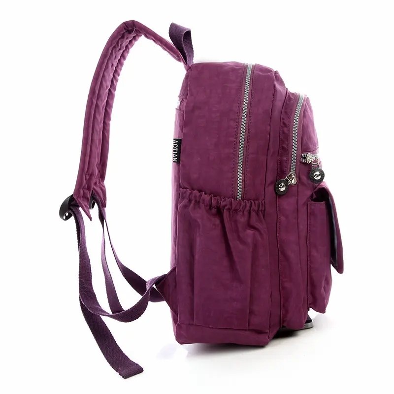 Женский рюкзак для девочек-подростков, нейлоновый рюкзак, Женский Школьный рюкзак, женская школьная сумка, рюкзак, маленький рюкзак через плечо, сумка