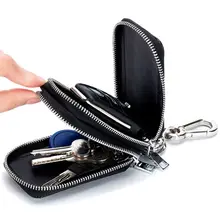 Новинка, мужской кошелек для ключей из натуральной кожи, мужской Автомобильный ключ, сумка для ключей, чехол для ключей с узором «крокодиловая кожа», маленькие кошельки, большая вместительность, Органайзер