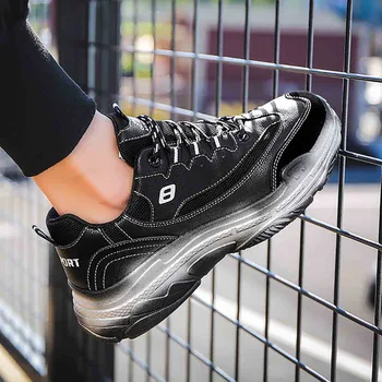 

Cool Show Personality Fashion Men'S Shoes Versatile Casual Comfortable & Breathable Thick Bottom Hard-Wearing Tide Shoes Male