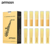 Ammoon 10 pçs/caixa alto saxofone juncos sax tradicional juncos força 2.5/ 3.0 saxofone acessórios