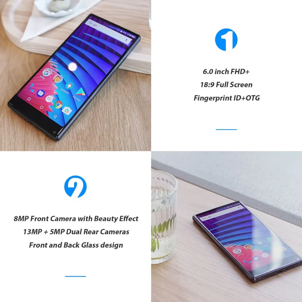 Original Vernee Mix 2 4G LTE 4GB 64GB RAM ROM Smartphone 6.0\