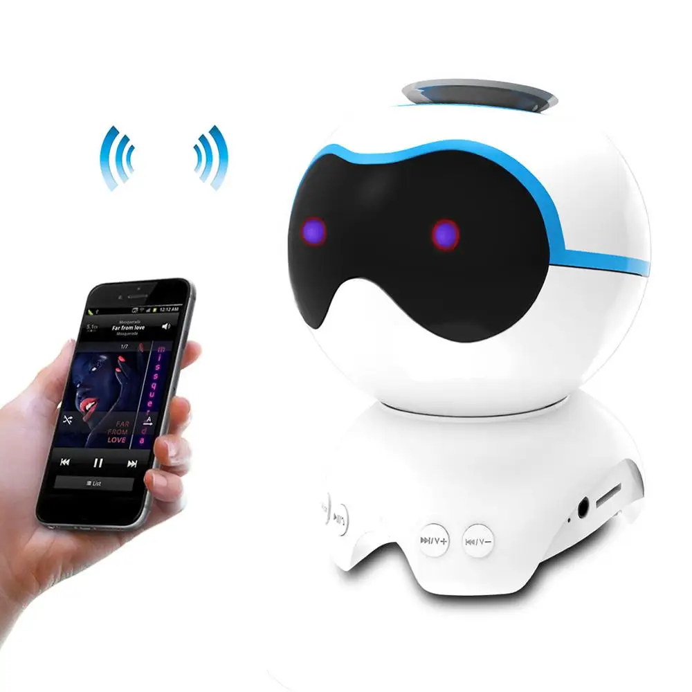 

Cute Space Dog Stereo Bass Wireless Bluetooth Speaker LED HD Audio FM Soundbox