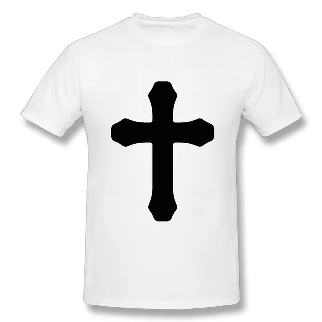 Christian Jesus Cross t shirt short sleeve Cool best O Neck crazy young