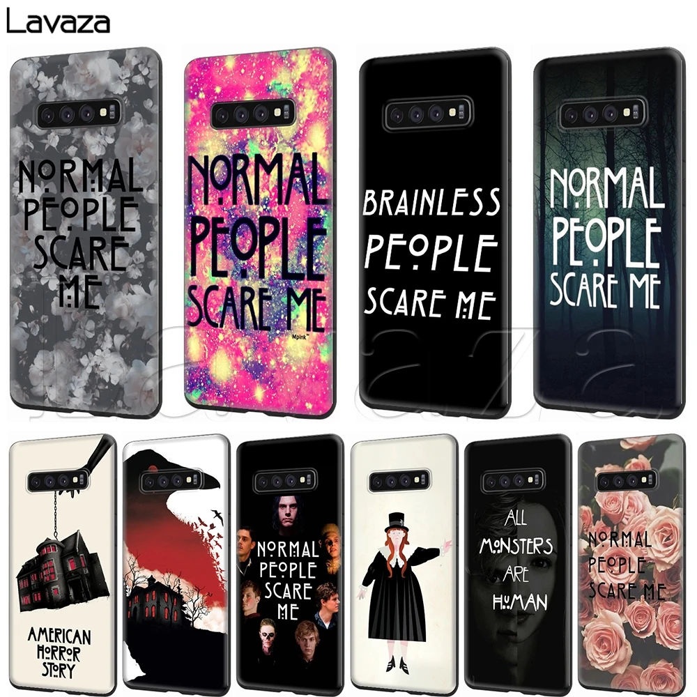 

Lavaza Normal People Scare Me Case for Samsung Galaxy S6 S7 Edge S8 S9 S10e Plus A3 A5 A6 A7 A8 A9 J6 Note 8 9 2018
