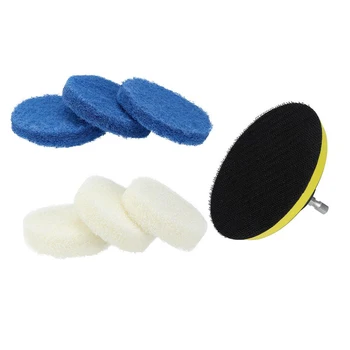 

1Set Electric Cleaning Brush Power Scrubber Drill Plate Brushes Cleaning Sofa Bathroom Tile Grout Waxing Kit Cleaning assessory
