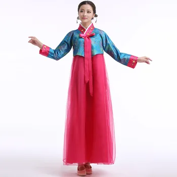 

New Korean Hanbok Formal Dresses Asia Traditional Clothes Women's Dresses Clothing Dance Dresses Singer Costume Cosplay