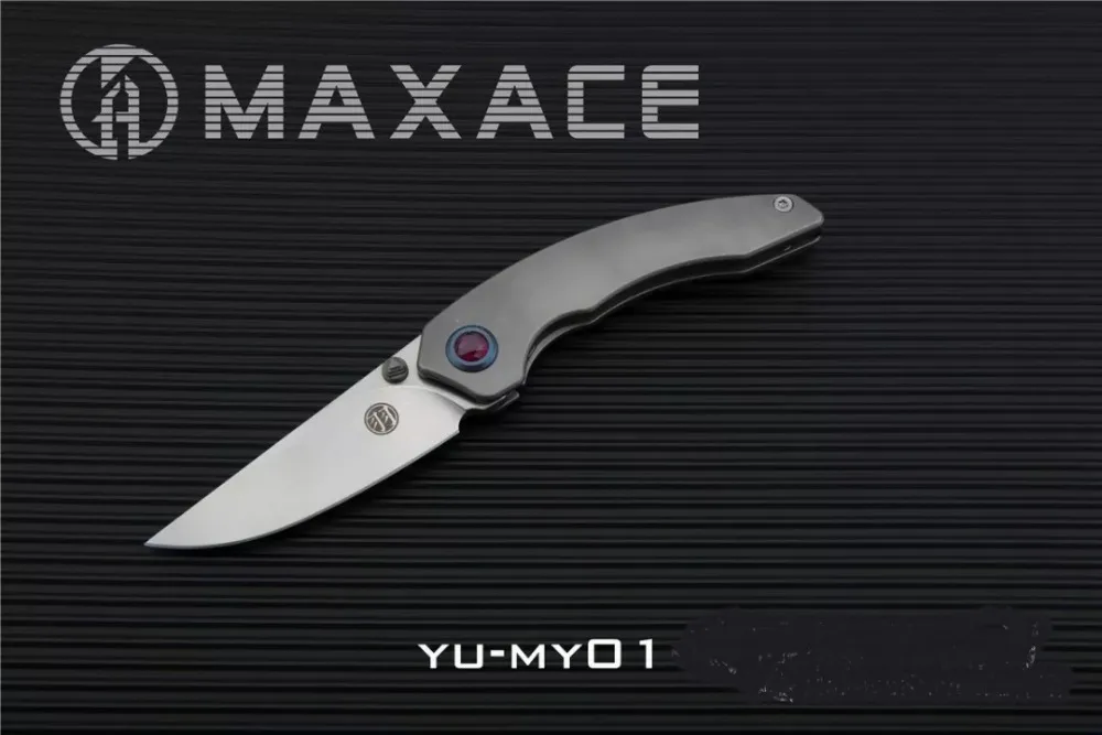 Новый Maxace YU Jentry Титан M390 керамический подшипник лезвия компактный нож для