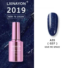 Nouveau 70 couleur Gel Vernis ensemble UV Vernis Semi Permanent apprêt couche de finition 12ML Gel Vernis Nail Art manucure Gel Lak Vernis ongles(China)