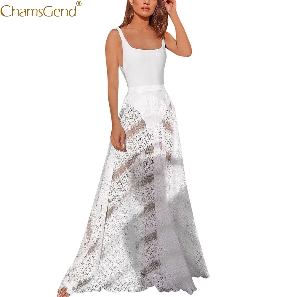 Sexy Sleeveless White Summer Dress Two-piece Set Beach Dresses Woman Party Night Long Dresses Maxi Dress May Sexy Sleeveless White Summer Dress Two-piece Set Beach Dresses Woman Party Night Long Dresses Maxi Dress May