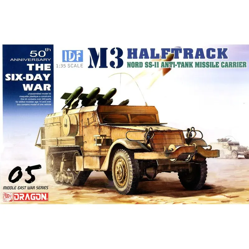 

DRAGON 3579 1/35 IDF M3 полутрек Nord SS-11 комплект противотанковых ракет-масштаб