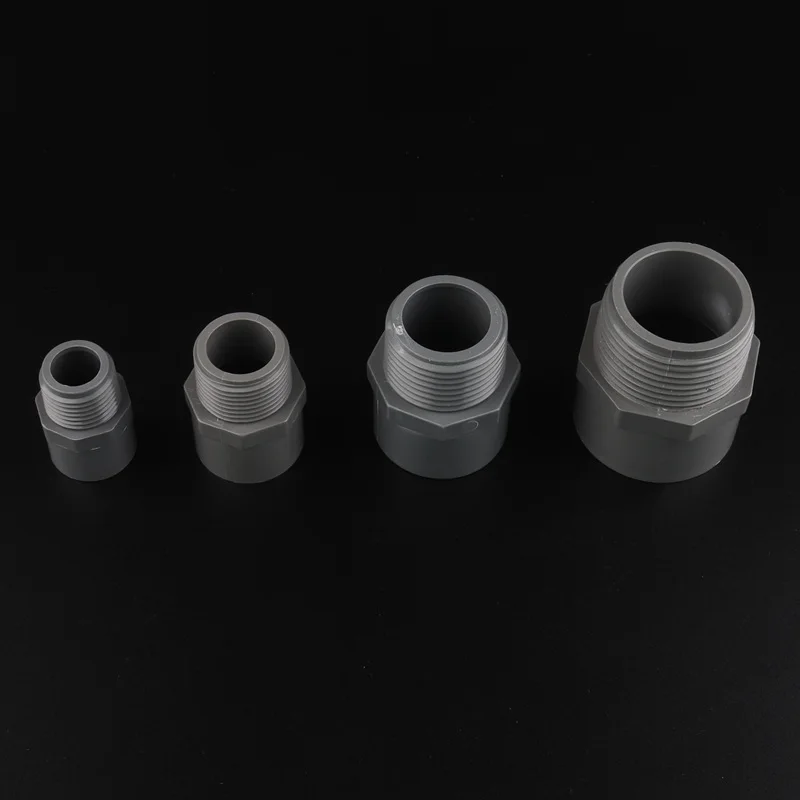 3 шт. 1/2 &quot 3/4&quot 1 2&quot ПВХ резьбовые коннекторы 20/25/32/40 мм водопроводные соединения