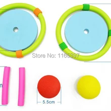 1 комплект весело мягкий поролон дети кольцо бросить игры игрушки детей подросткового pe физической подготовки Командные виды спорта игровой деятельности игрушка