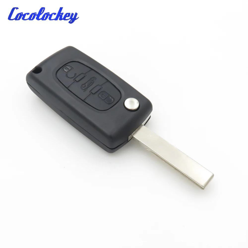 Cocolockey Сменный Чехол для Citoren Peugeot Fiat Scudo VAN 3 кнопки FOB дистанционный чехол ключей